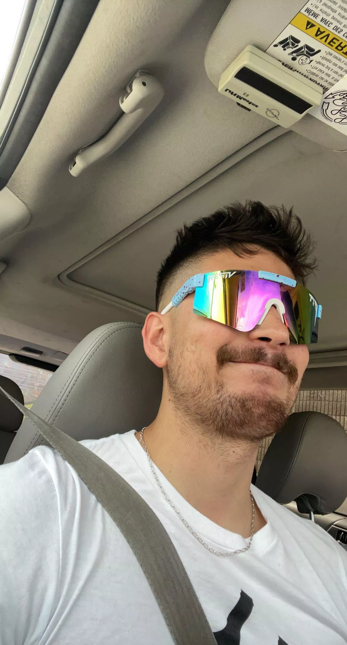 I was trying something new with my facial hair