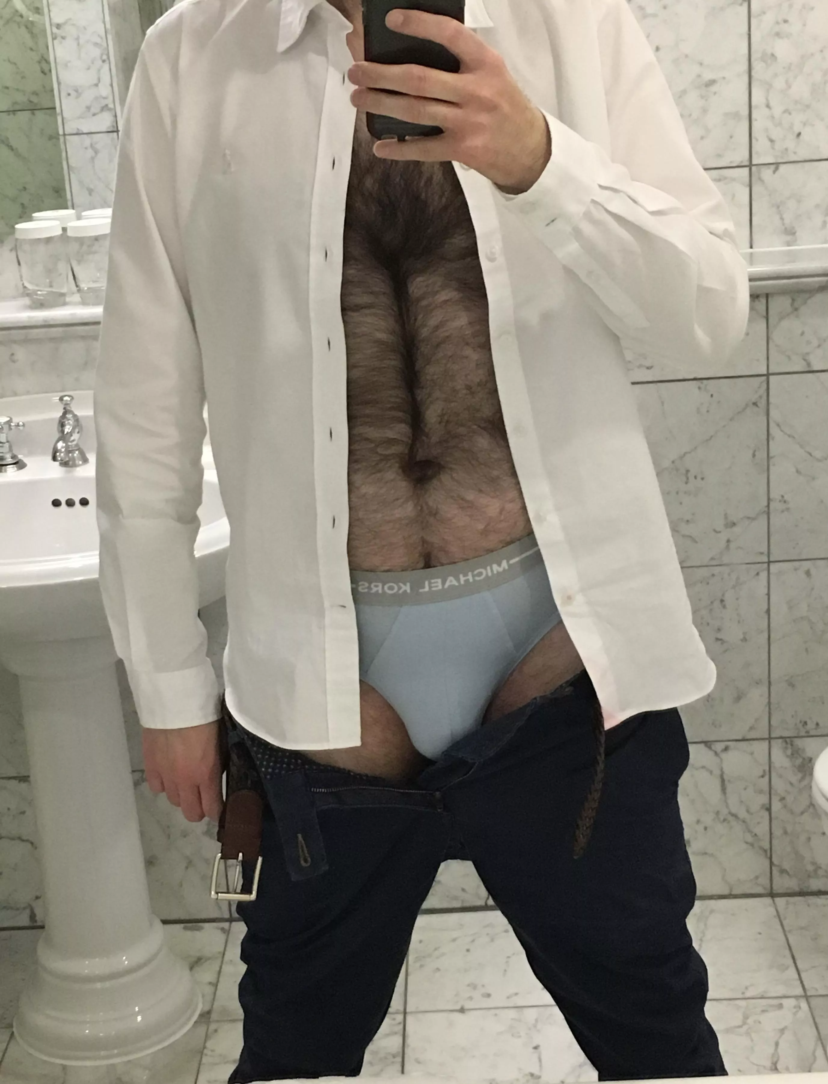 Late arrival (U.K. time) to hotel for a weekend away. MK briefs from the US, why aren’t these available in Europe? They’re great.