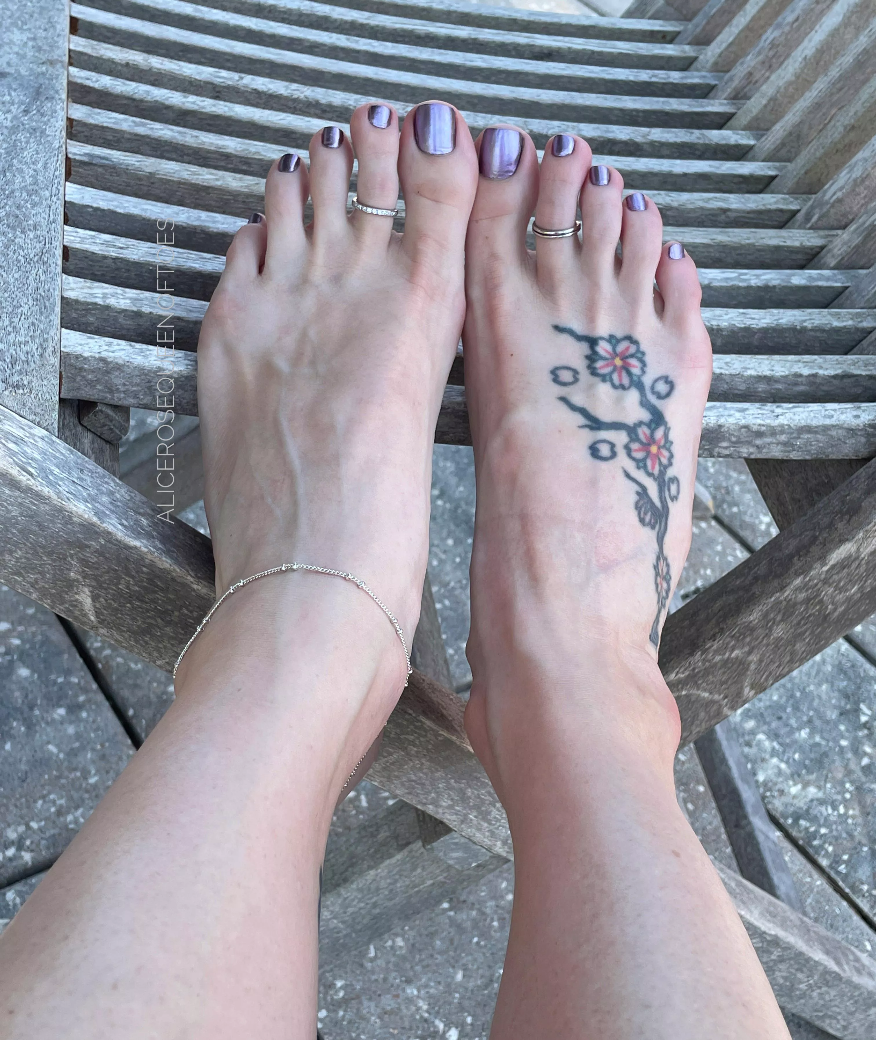 My feet would prefer sitting on your lap as opposed to this chair 🤭