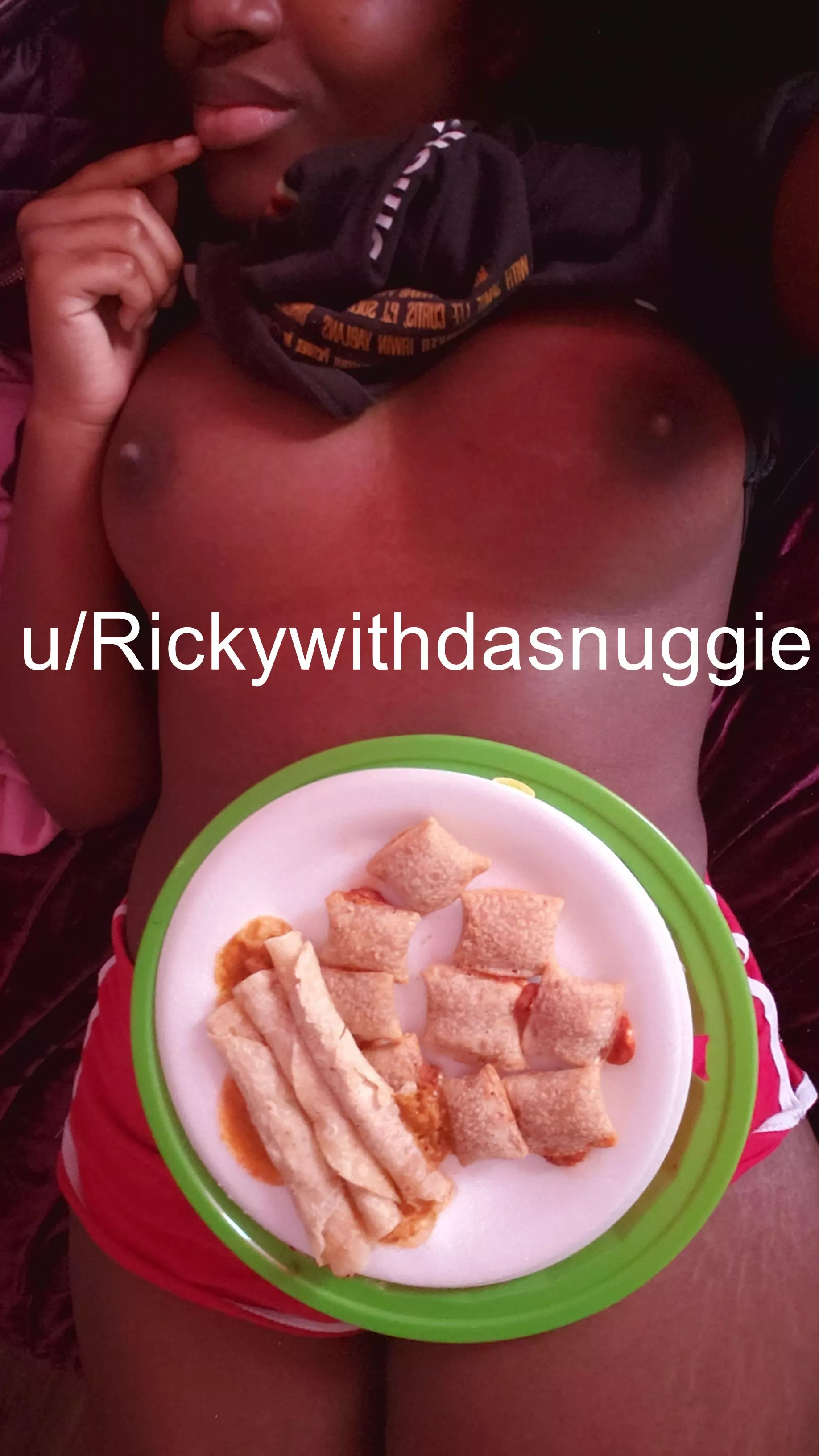 Pizza rolls and chill? Pizza rolls and chill?