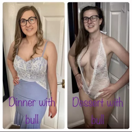 She’s going bare for the first time tonight