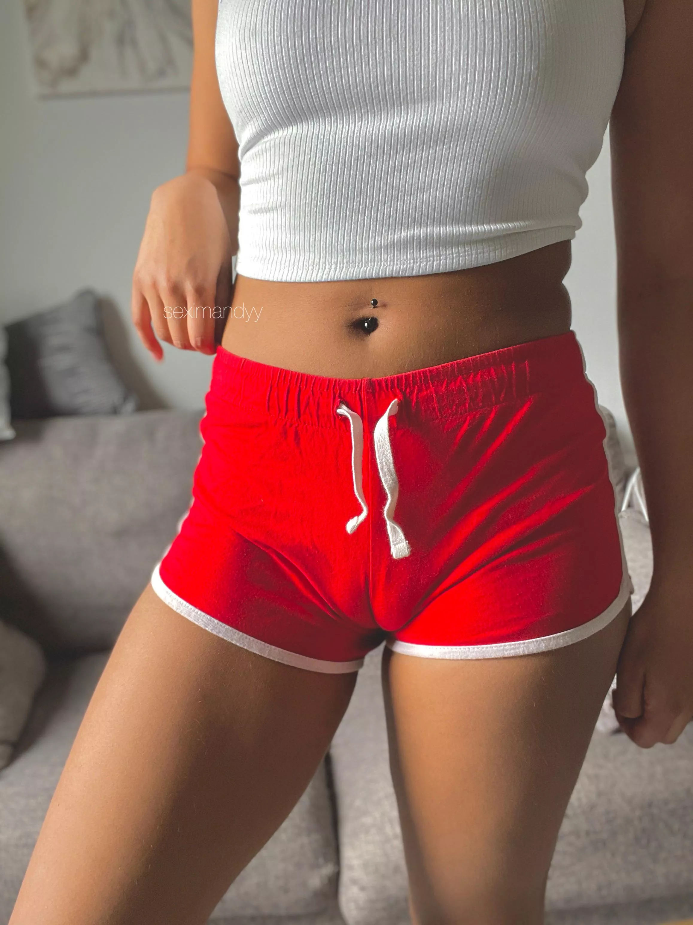 Tight shorts make the day a little bit better