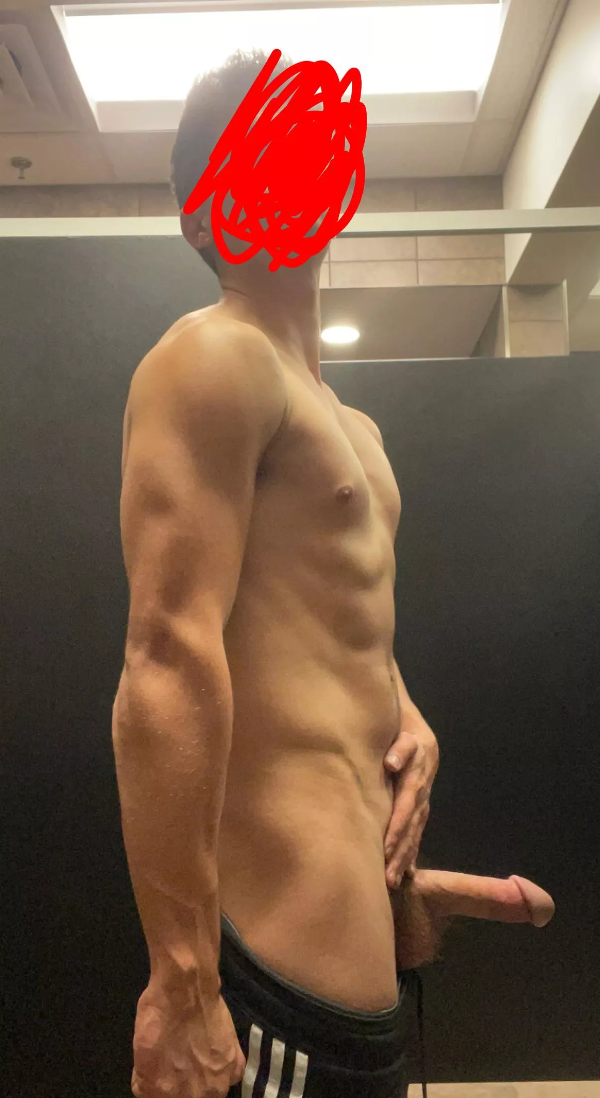 Took this in the shared changing room at the gym