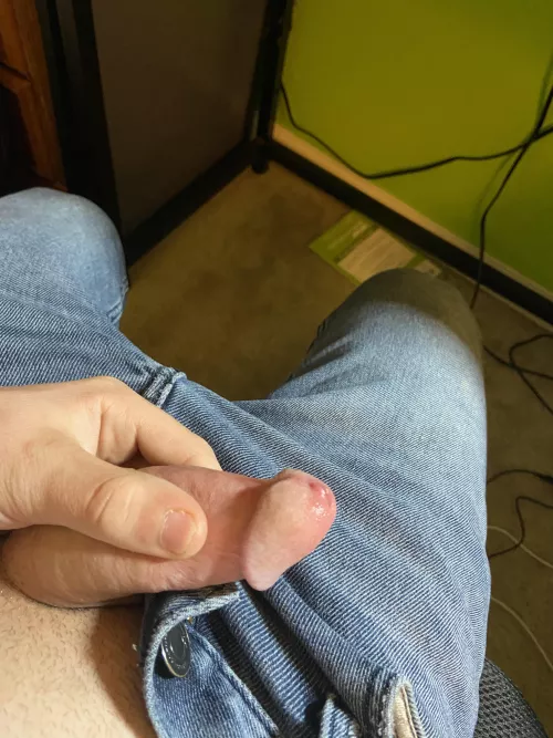 Wanna have a taste of my glistening tip?