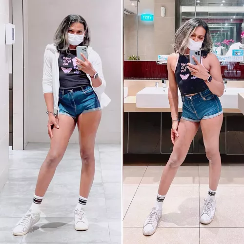 Wearing short shorts and crop tops makes me so happy and proud to be a femboy!