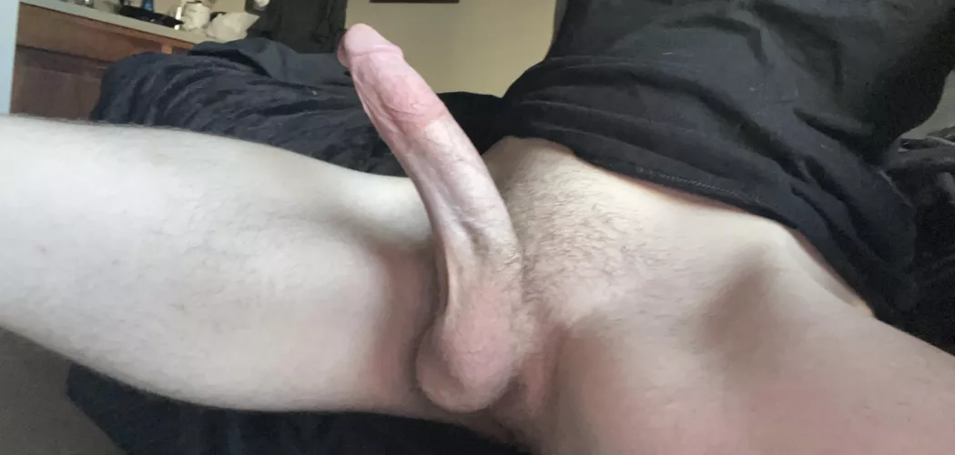 Who is gunna come take care of this pretty cock???