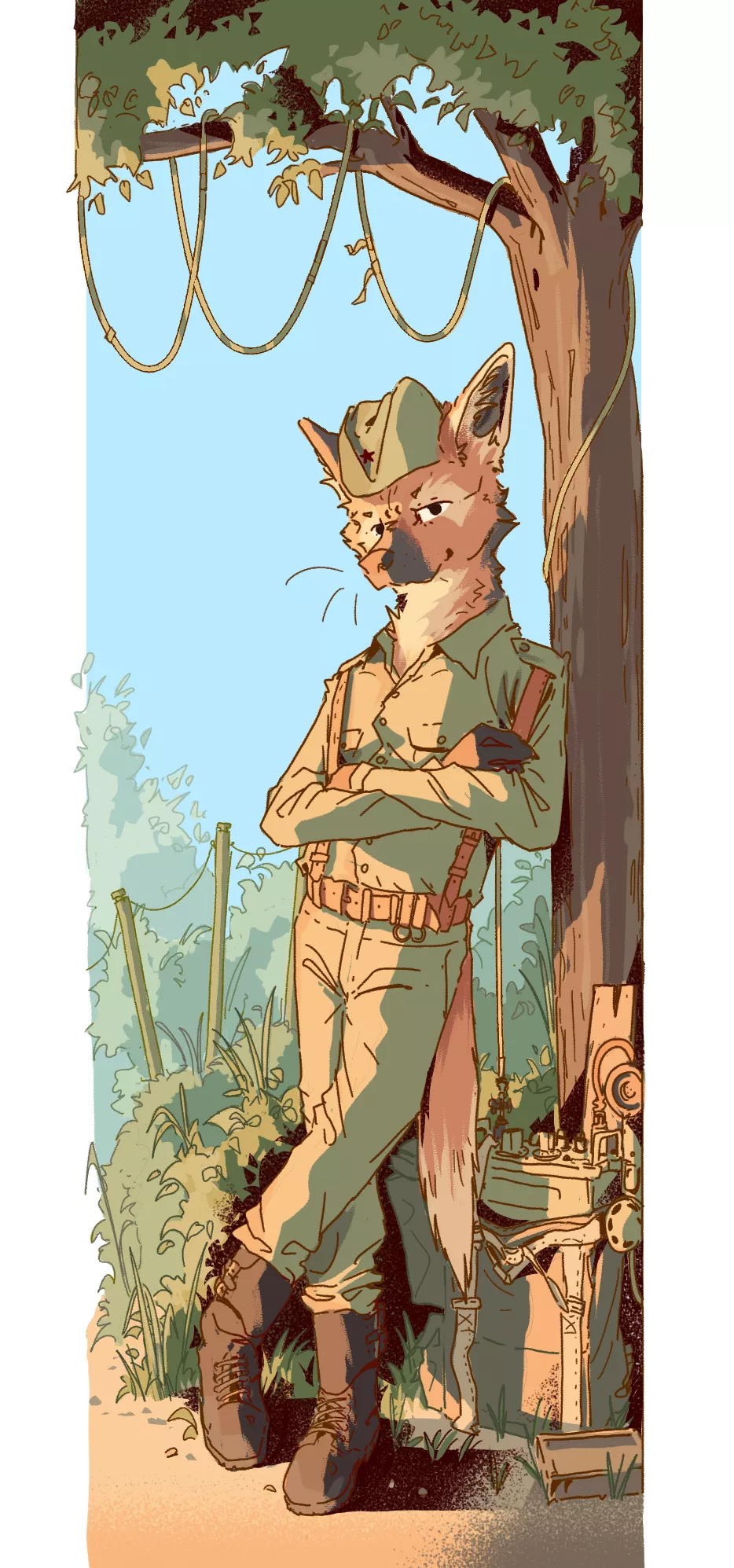 Yugoslav Peoples Army, late 80s, drawn by the wonderful SerpentX