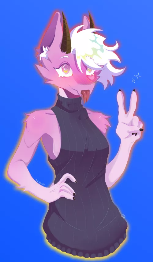 A discord request i did <3 (art by me, valonsaurius)