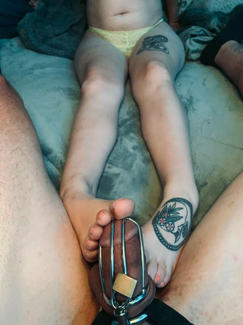 After gf found out my secret she locked me up took the keys 🔐💕