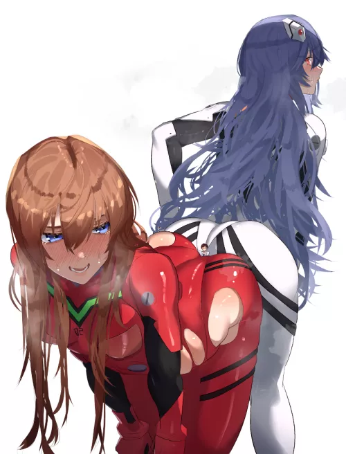 Asuka & Rei [Evangelion]