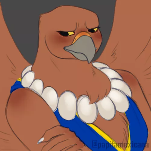 Eagle Sketch commission (art by me uwu)