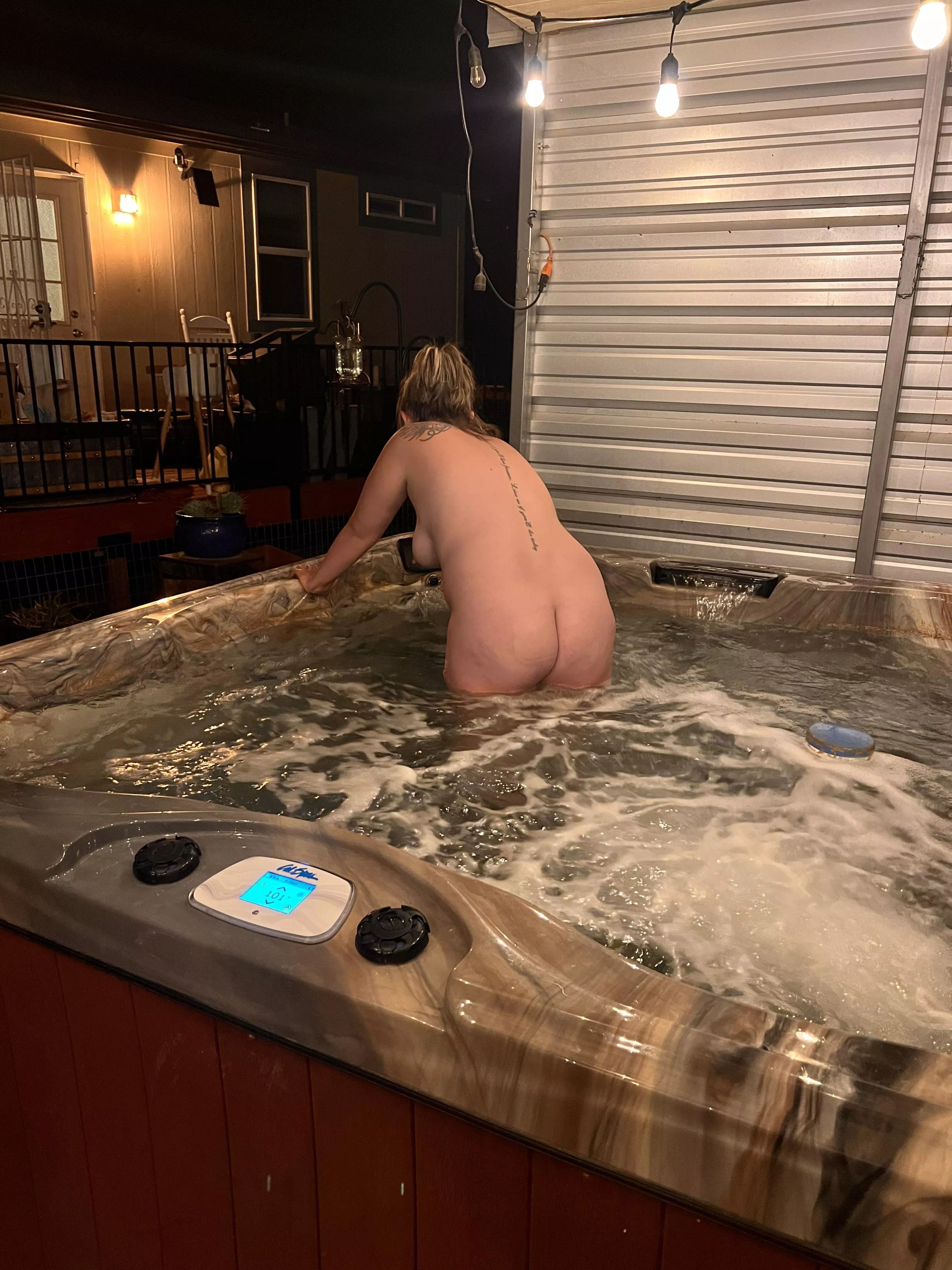 Hot tub night?
