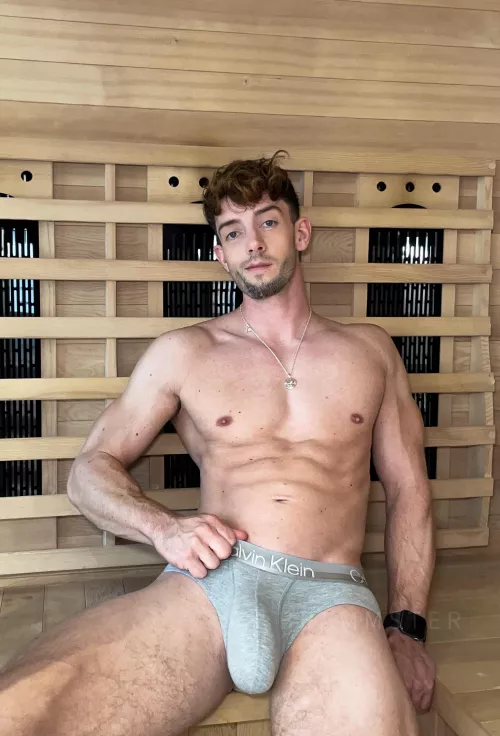 Into the Bursting Bulge in these Grey Briefs?