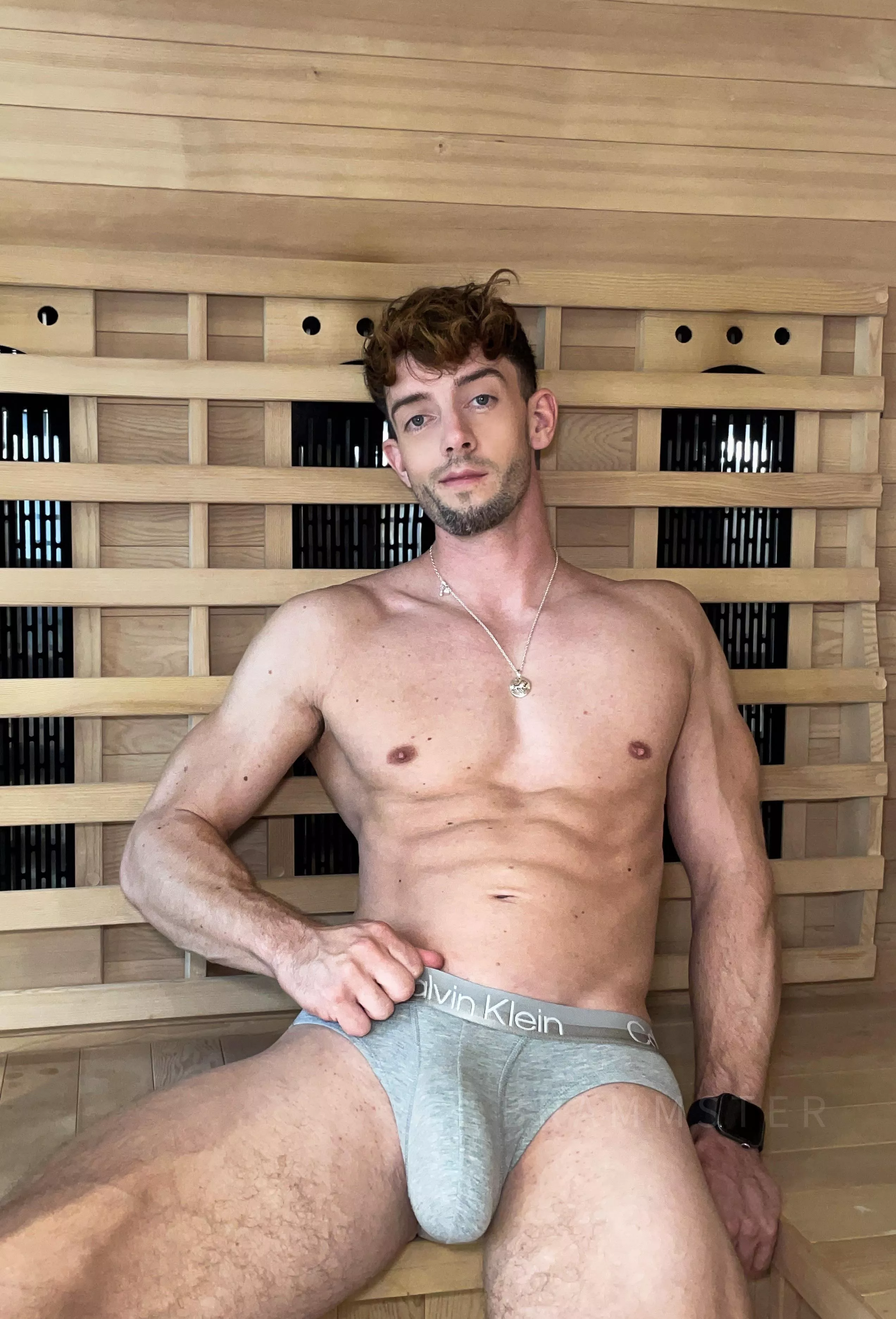 Into the Bursting Bulge in these Grey Briefs?