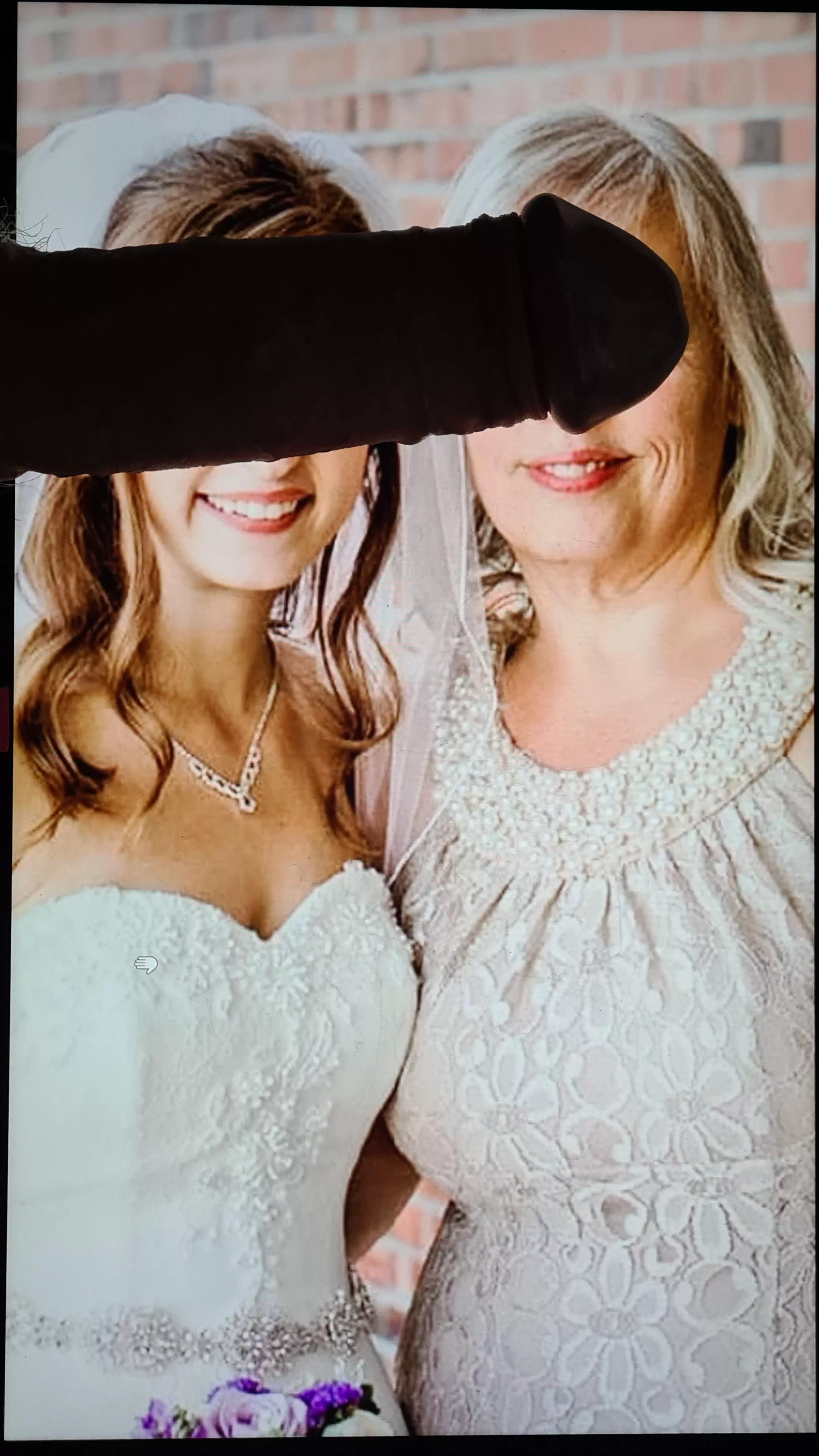 Mommy can't see this wedding working out! Private censor request complete.