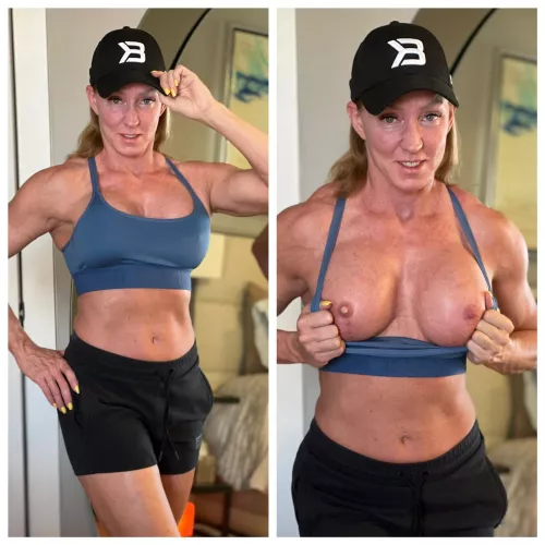 My Reddit post vs other site post!!!! Heading to the Gym now! [f]