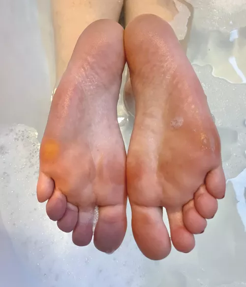 My wet soles are ready for your cock!