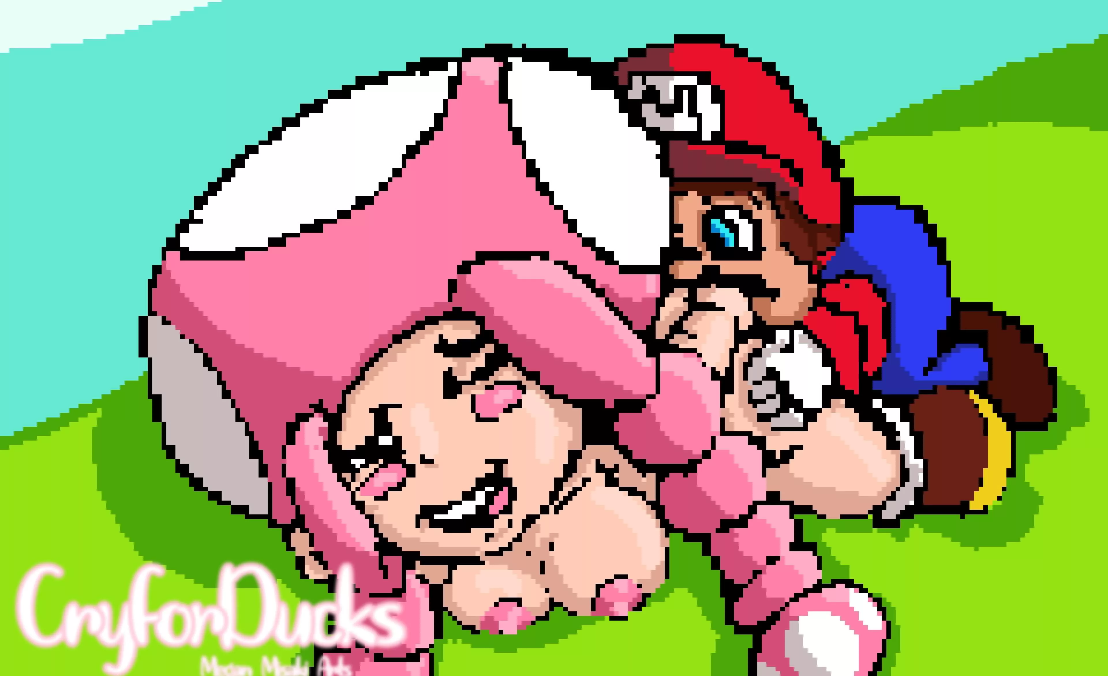 Mario Toadette Porn - Toadette x Mario ass eating piece I did this morning! nudes by VizDevMaggie