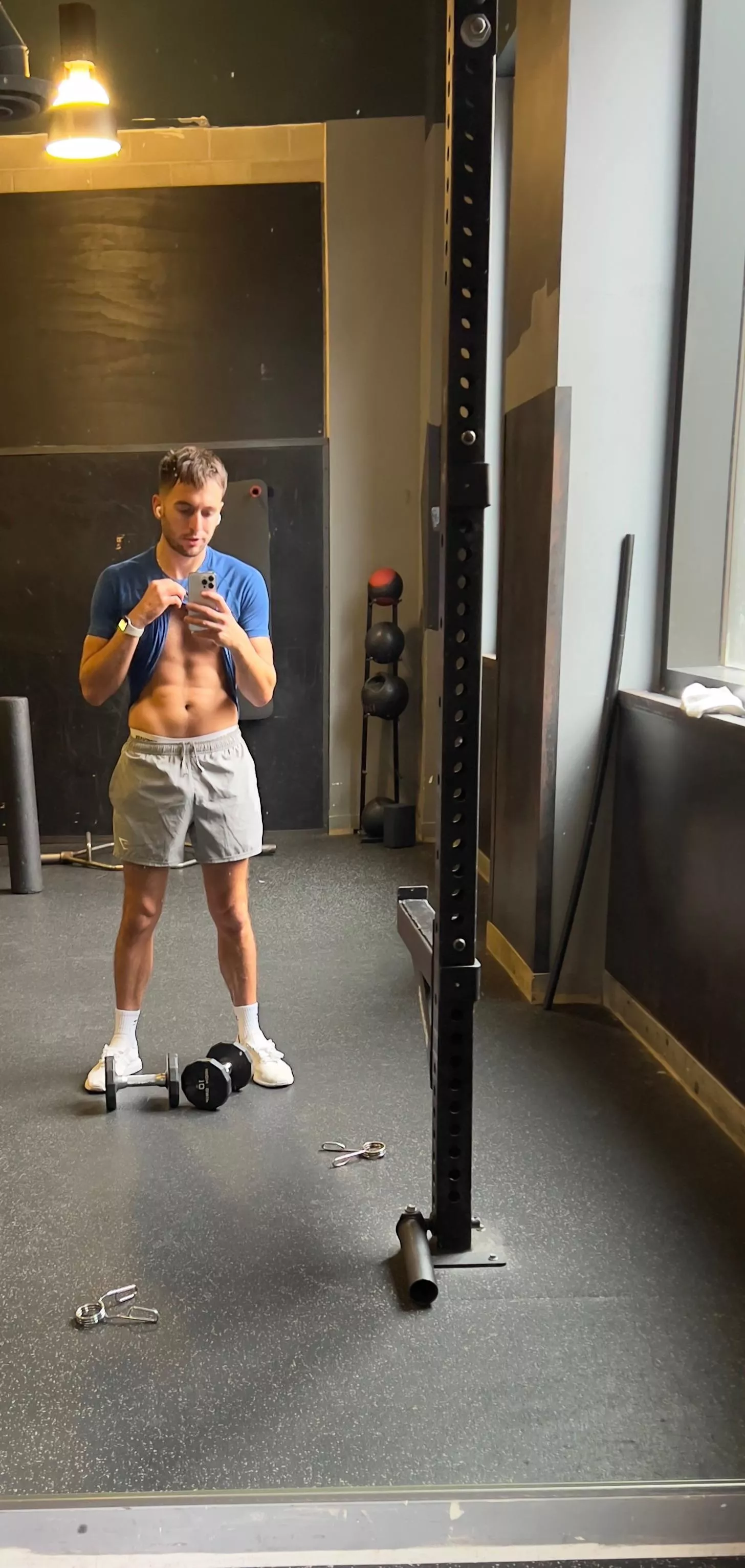 Being a tease at the gym 💪