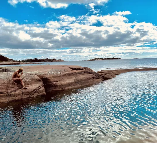 God’s Country - where clothes have no place