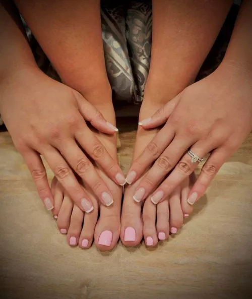 Hands and feet. The total package