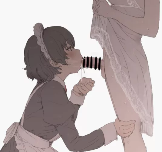 how could i say no if you’re in a maid outfit…