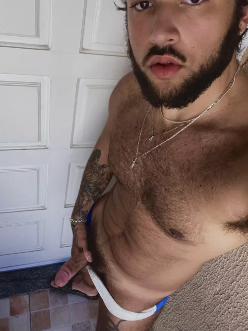 I take a nice and hot tan today 🔥🥵😈 see more on my bio