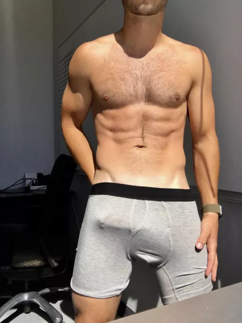 Love the way my hard dick feels in these soft briefs