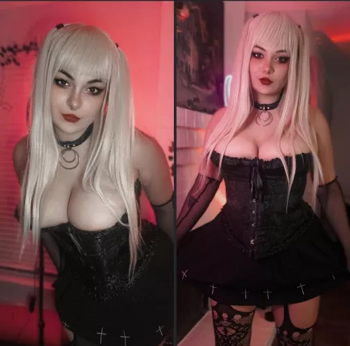 Misa Amane from Deathnote cosplay by me 🖤🥀