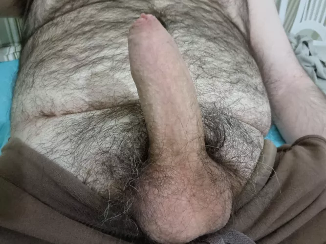 Would you ride my uncut cock?