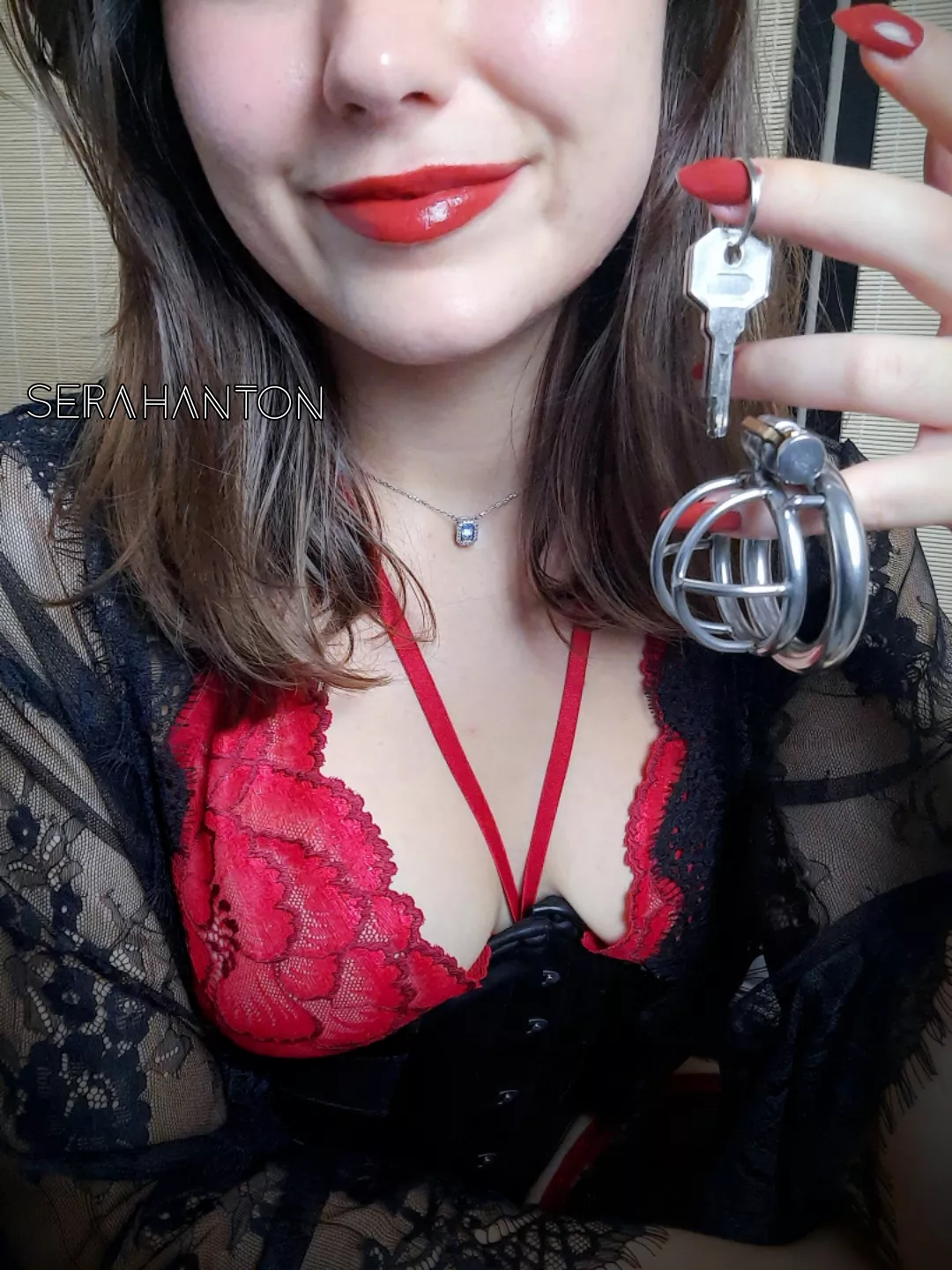 You'll slowly forget how to stroke, and ruined, caged, orgasms, are all you'll know 😈