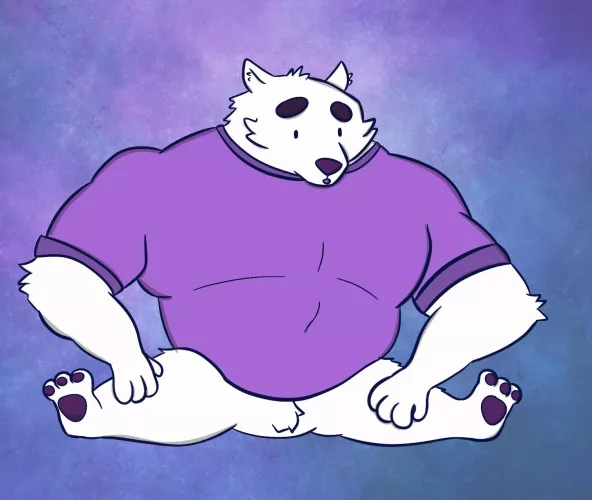 Big Wolf Boi (art by me bunniboi273 on twitter)