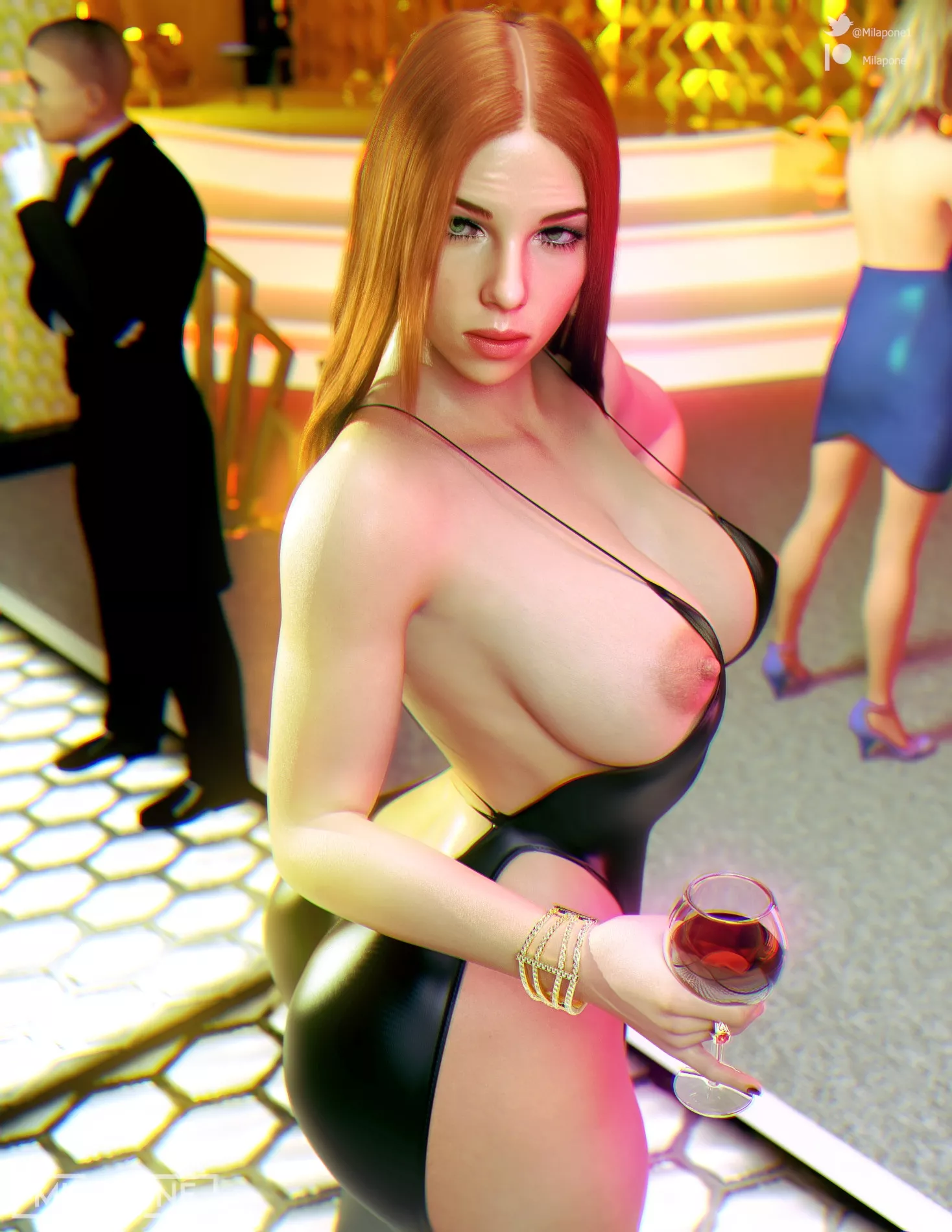 Black Widow / Natasha Romanoff exposed (Milapone) [Marvel]