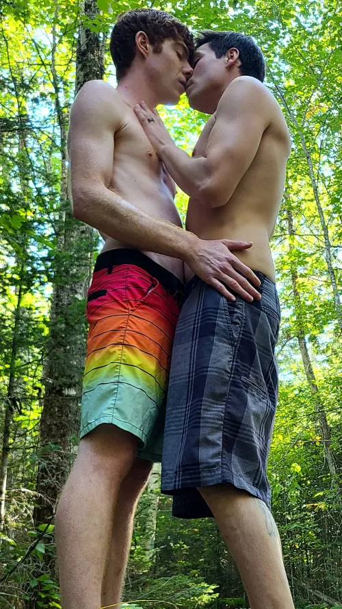 Found a quiet spot in the woods ❤️