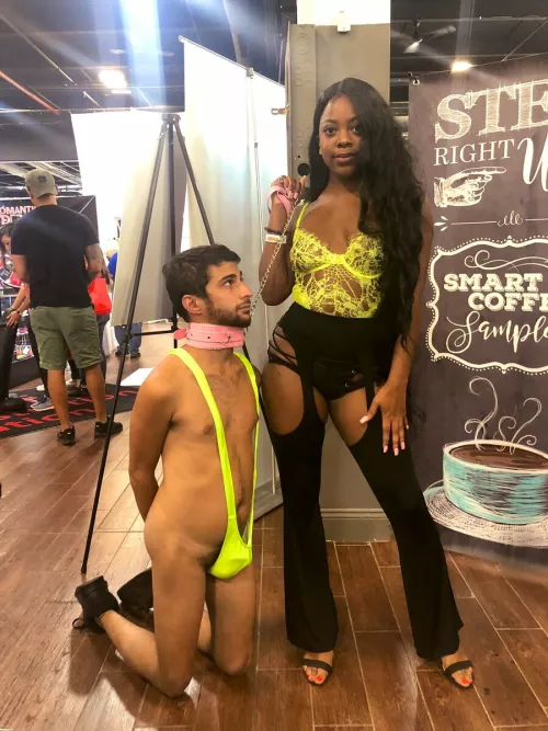 I love it when my owner matches my outfit to hers. Even when public laugh at me I'm still proud to be her object, her accessory.