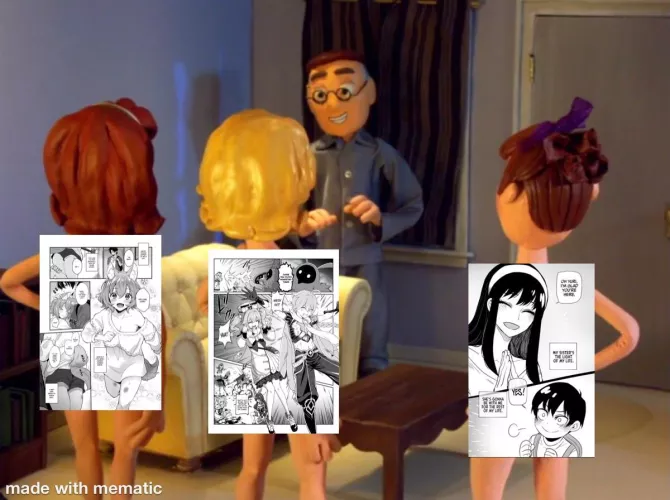 I think… the red head’s definitely going to hell the fastest.