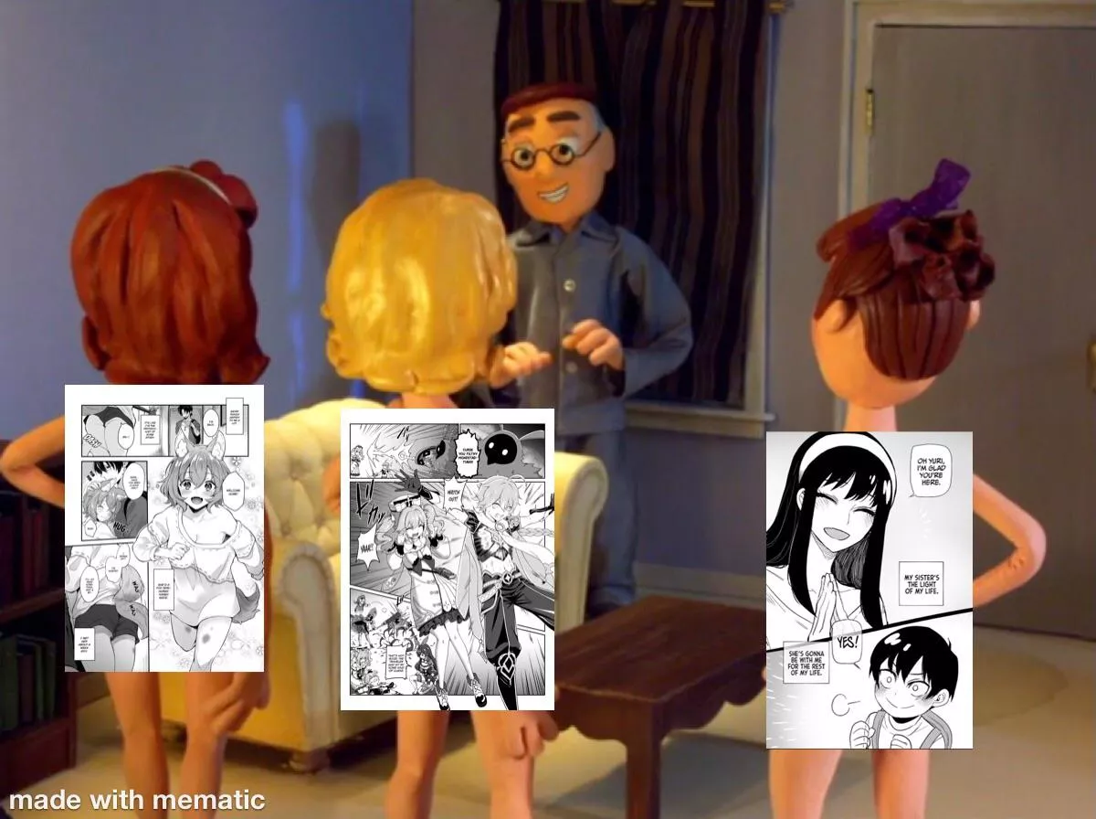 I think… the red head’s definitely going to hell the fastest.