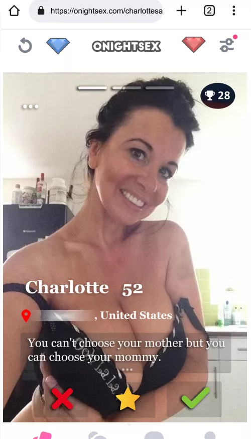 I was looking to fuck a milf and I found my mom