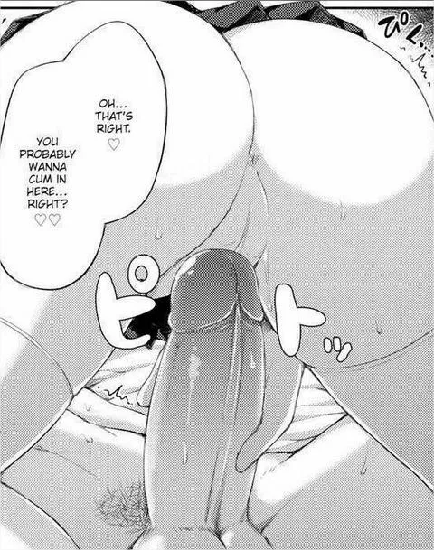 LF mono source: 1boy, 1girl, stockings, oh... that's right, you probably wanna cum in here... right?, japanese sfx, hand on penis, skirt,