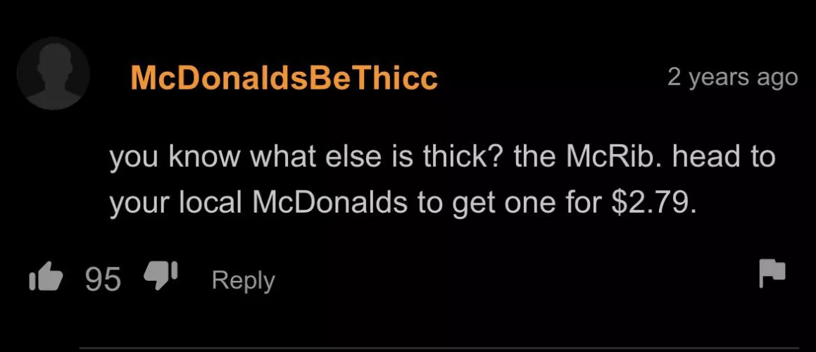 Litterally no way McDonald’s Sponsored porn