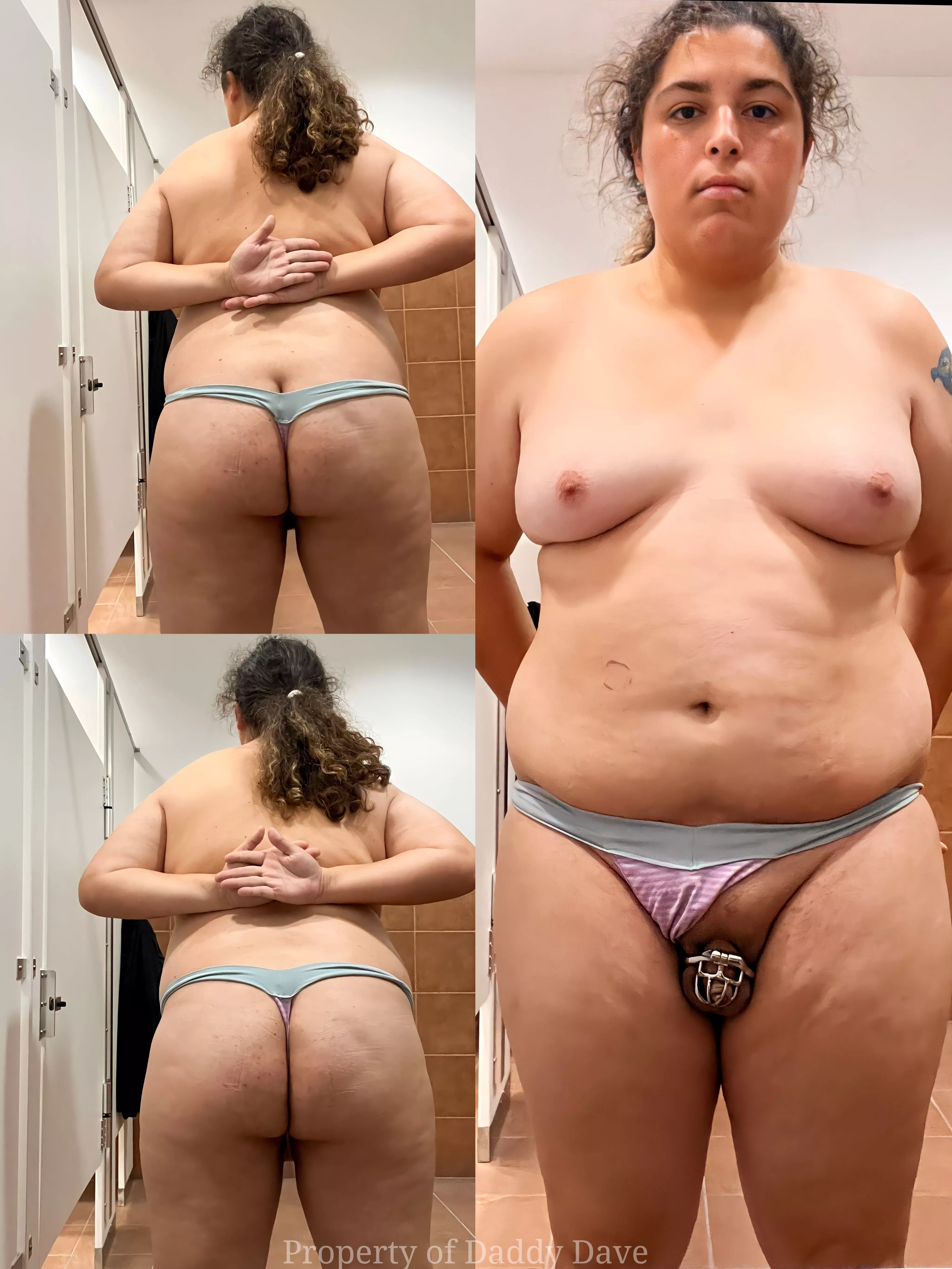 My sissy Taylor's morning verification, she knows not to be late with her verifications for her owner😏