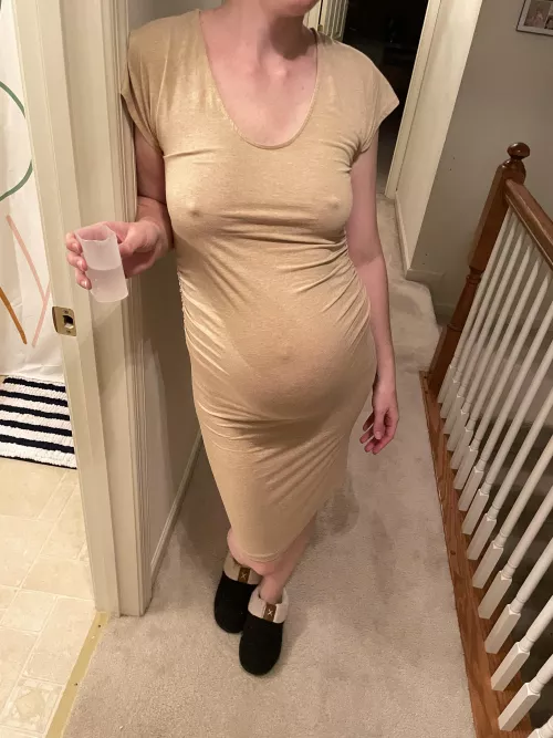 Pregnancy really pushes them out