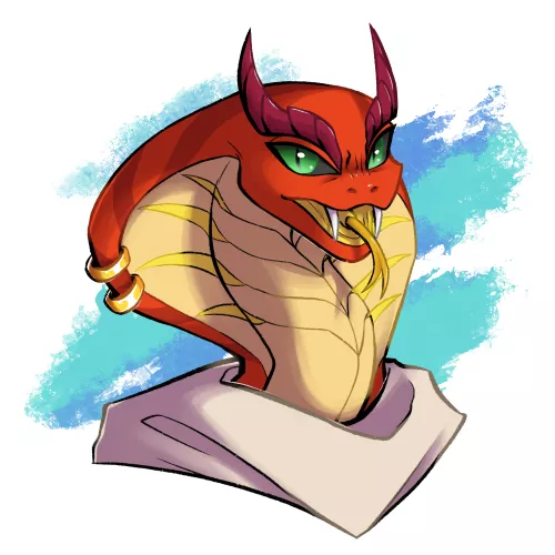 Arcana [Art by me, @K0DIYAK on Twitter]