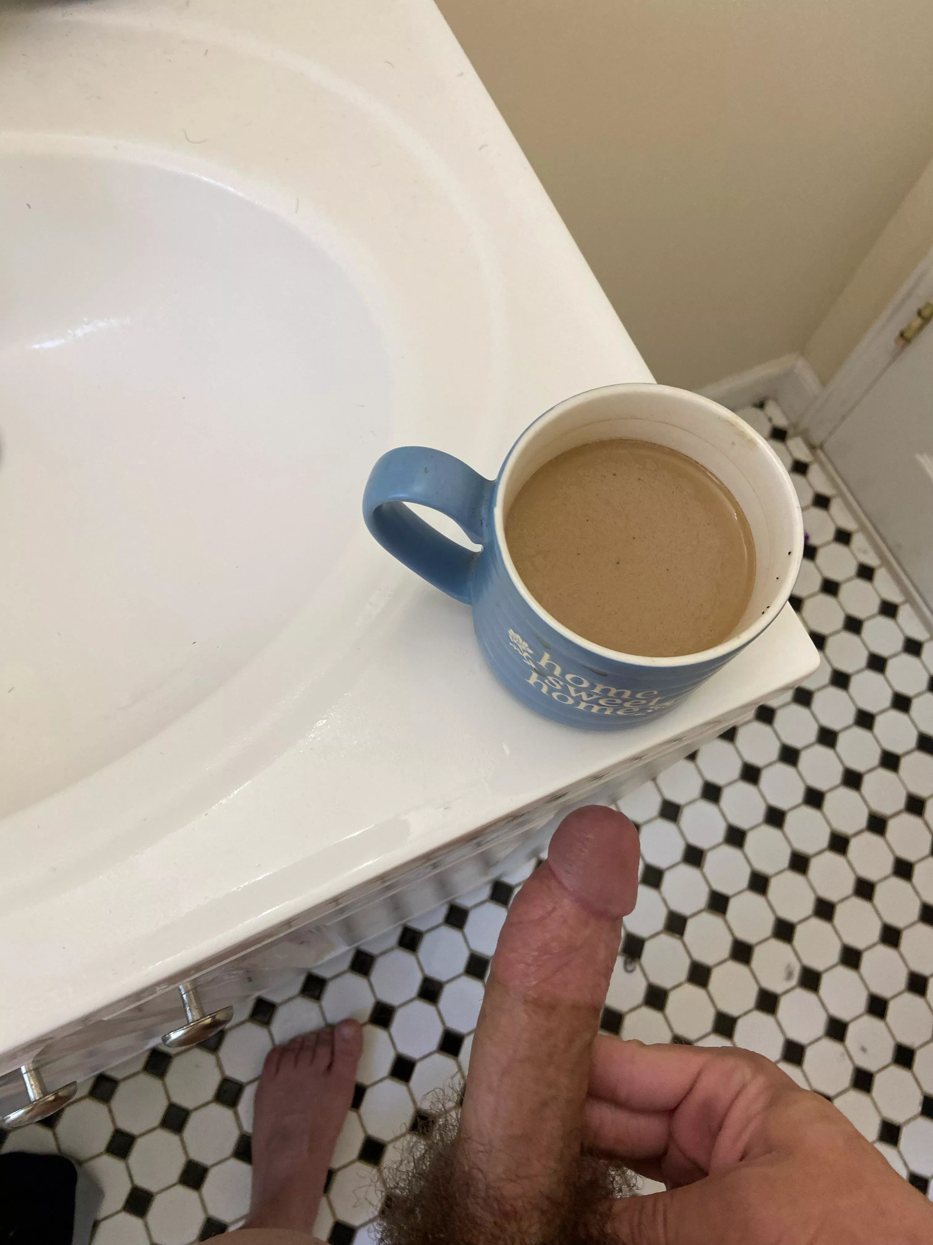 Cock shower coffee Cock shower coffee