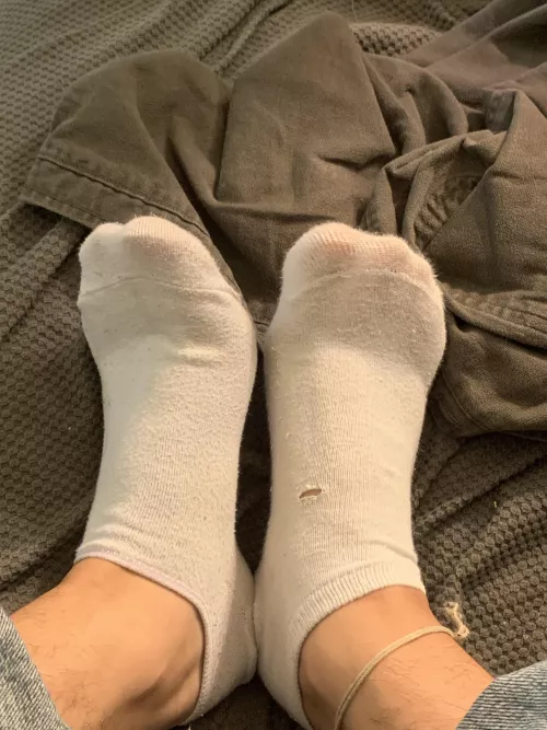 didn’t know i had a hole in my sock, can someone come fix it for me🥺 -ella <3