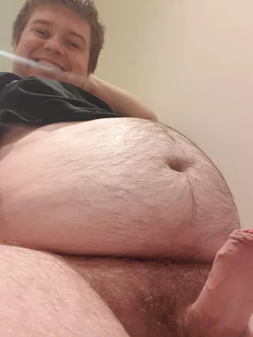 I'm told I look larger sitting down, do you agree?