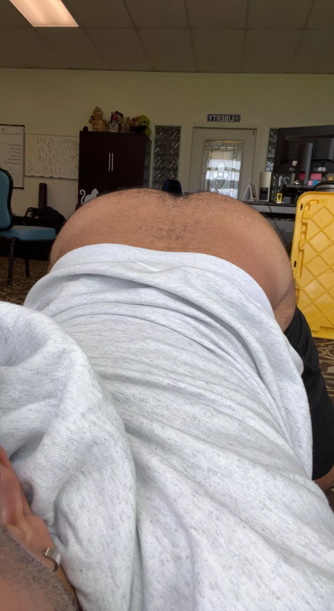 Need a face to sit on while I’m working