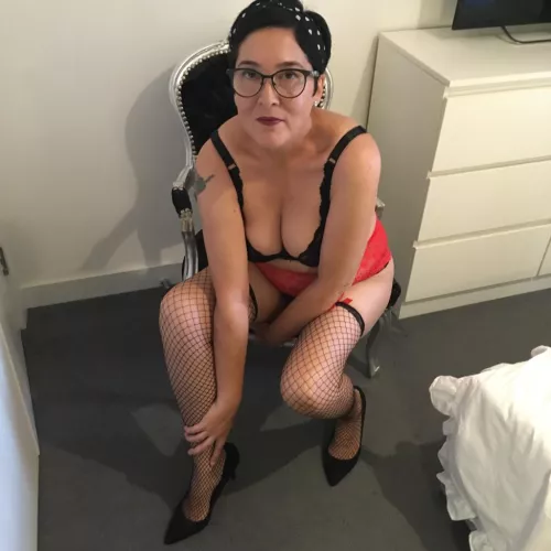 Stockings and heels , a winning combination