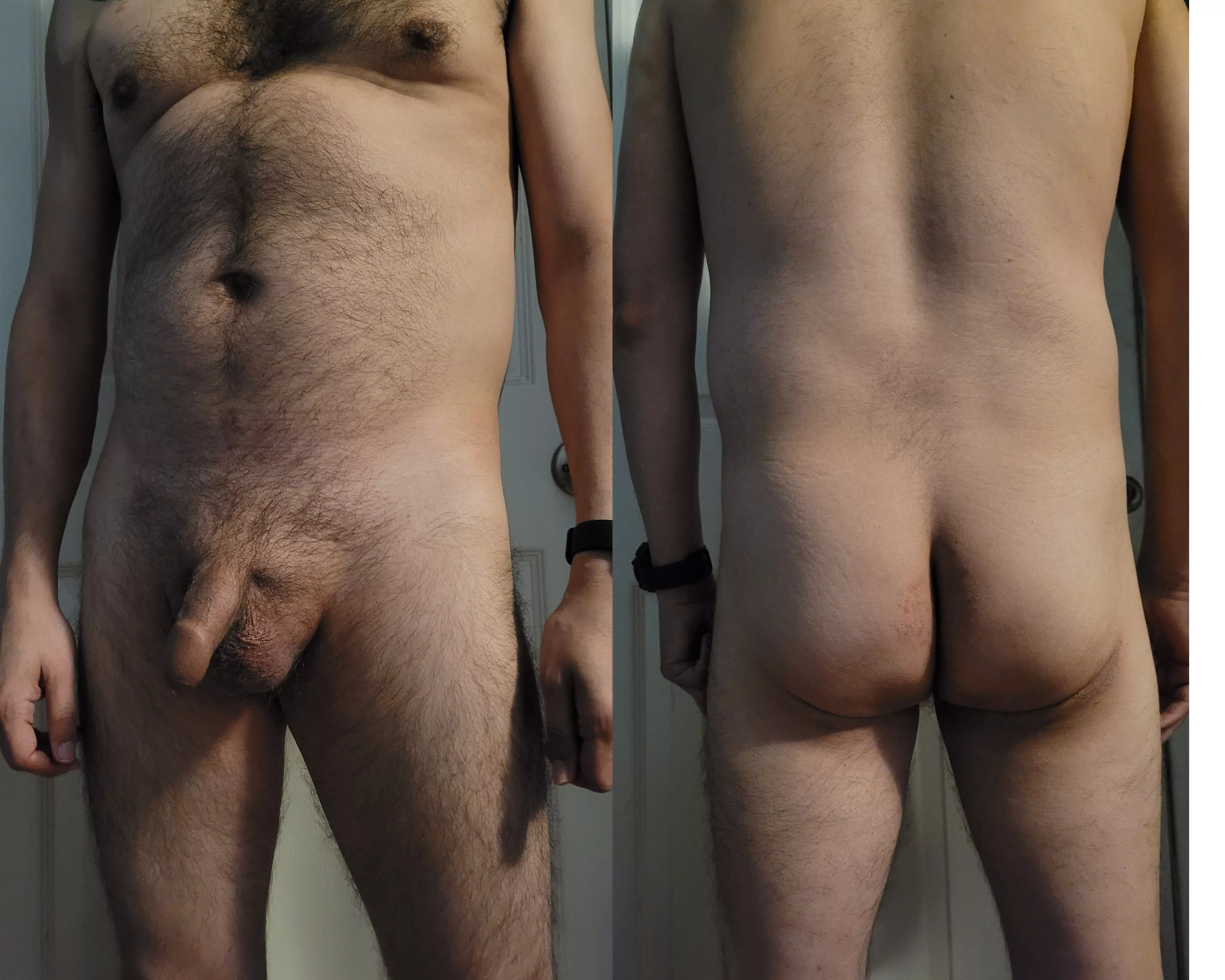 38,5'6,150 just me naked 😬 what you think?