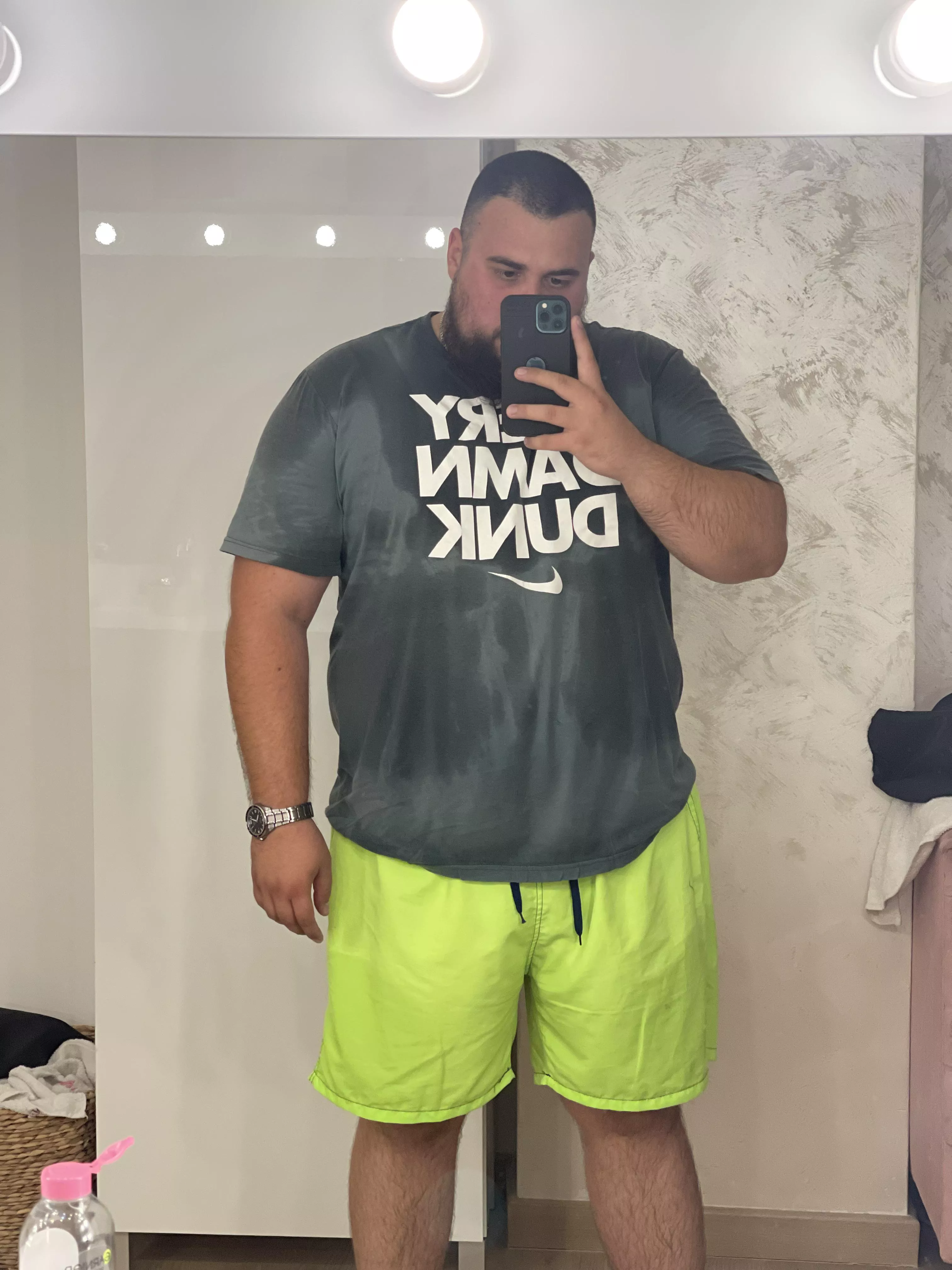 Can somebody take off this mine sweaty clothes?